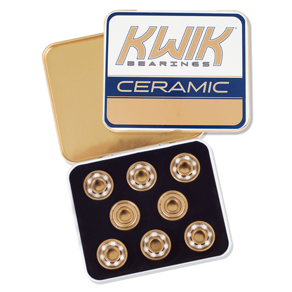 KwiK Ceramic 8mm Bearings (Set of 16)