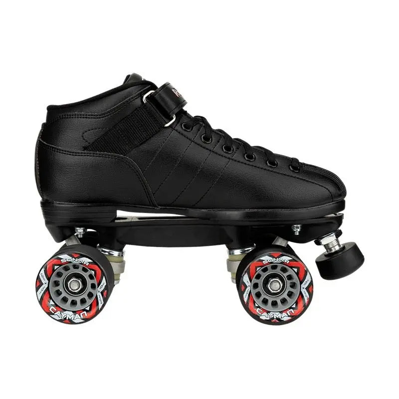 Riedell R3 Black Roller Skate Set - RollerFit