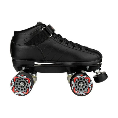 Riedell R3 Black Roller Skate Set - RollerFit