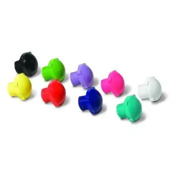 Sure-Grip Fo-Mac Bulk Jam Skate Toe Plug (Black, 5/8)